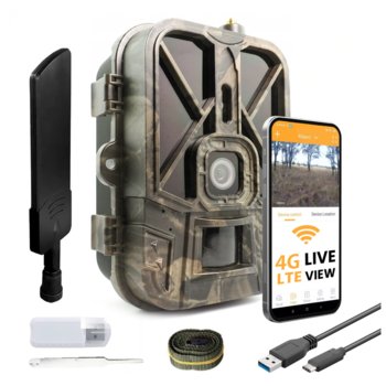 Kamera obserwacyjna fotopułapka Redleaf RD7200 LTE 4G 4K IP65 120MP - Redleaf