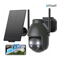 KAMERA SOLARNA OBROTOWA ZEWNĘTRZNA IP SMART WIFI 2K 3MPX 5200MAH ALARMNOCNY