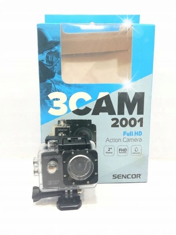 Kamera sportowa zewnętrzna outdoor Sencor 3CAM 2001 FullHD kask ...