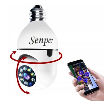 Kamera Szpiegowska Żarówka Wifi Ip E27 Obrotowa - Inny producent
