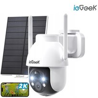 KAMERA WIFI IP SMART SOLARNA ZEWNĘTRZNA OBROTOWA 3MPX 2K ZOOM 5200MAH ALARM