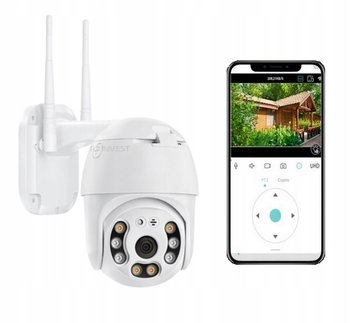 KAMERA ZEWNĘTRZNA OBROTOWA WIFI ZDALNE MONITOROWANIE WYKRYWANIE RUCHU 1080P - Inny producent