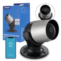 Kamera zewnętrzna WiFi HAMA z czujnikiem ruchu i noktowizorem Full HD1080p