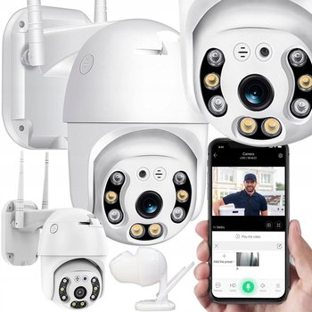 Kamera Zewnetrzna Wifi Obrotowa Ip Full Hd 360 Monitoring Zoom 4X Detekcja - Lewer