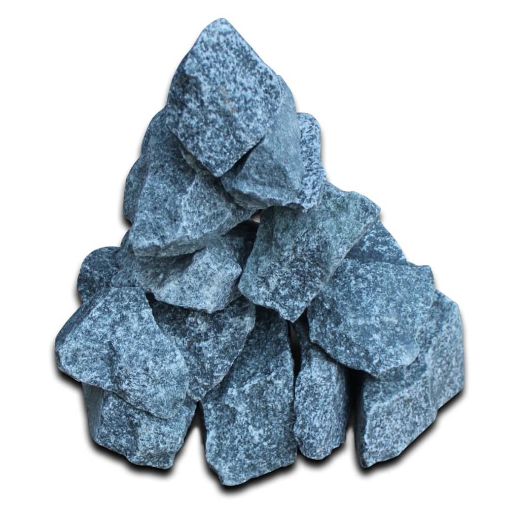 Kamienie grzejne do sauny MWGROUP, niebieskie, 15 kg