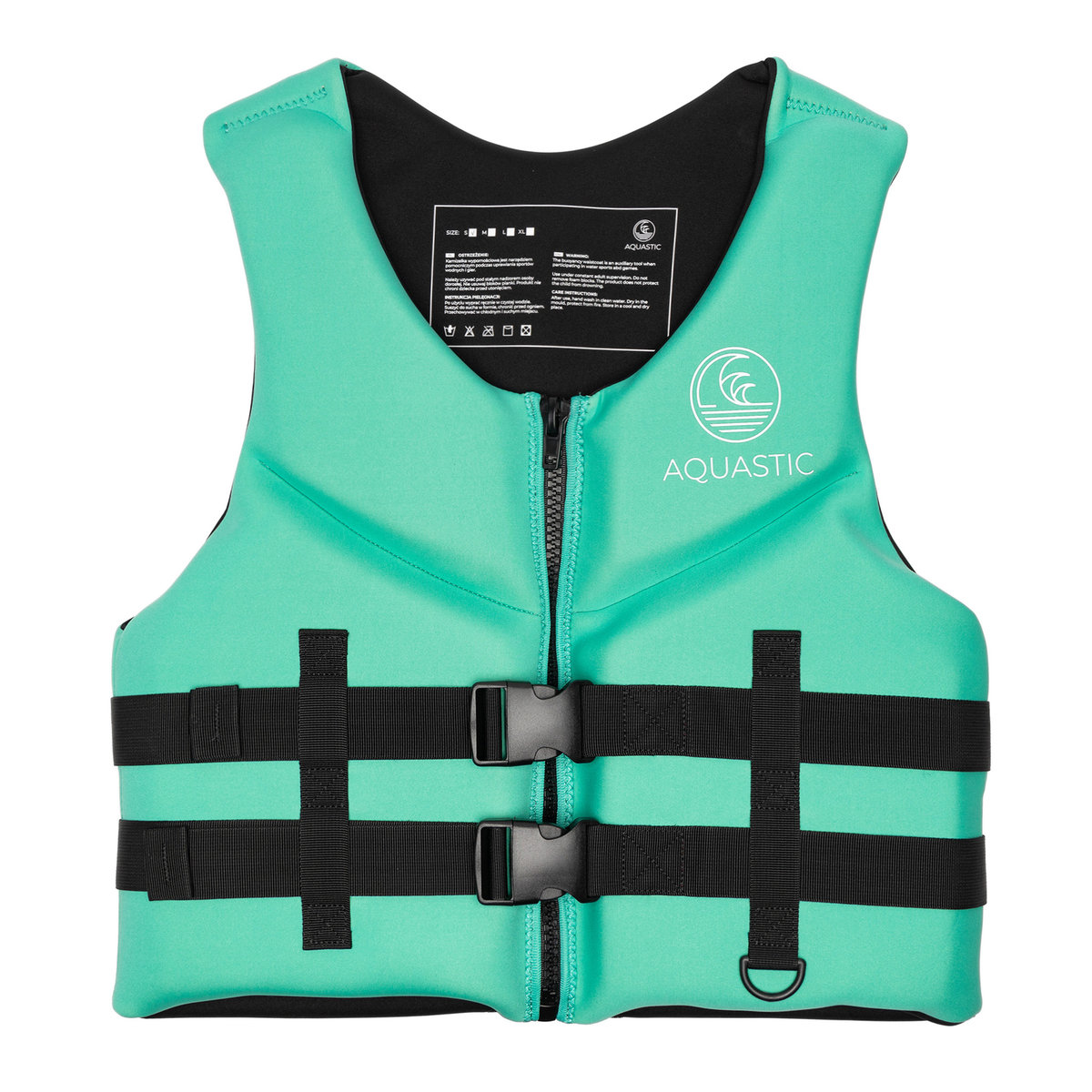 Kamizelka asekuracyjna damska AQUASTIC AQSLVW zielona XL AQUASTIC