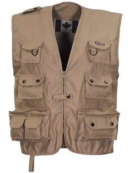 KAMIZELKA KANADYJSKA khaki XXL - FOX Outdoor