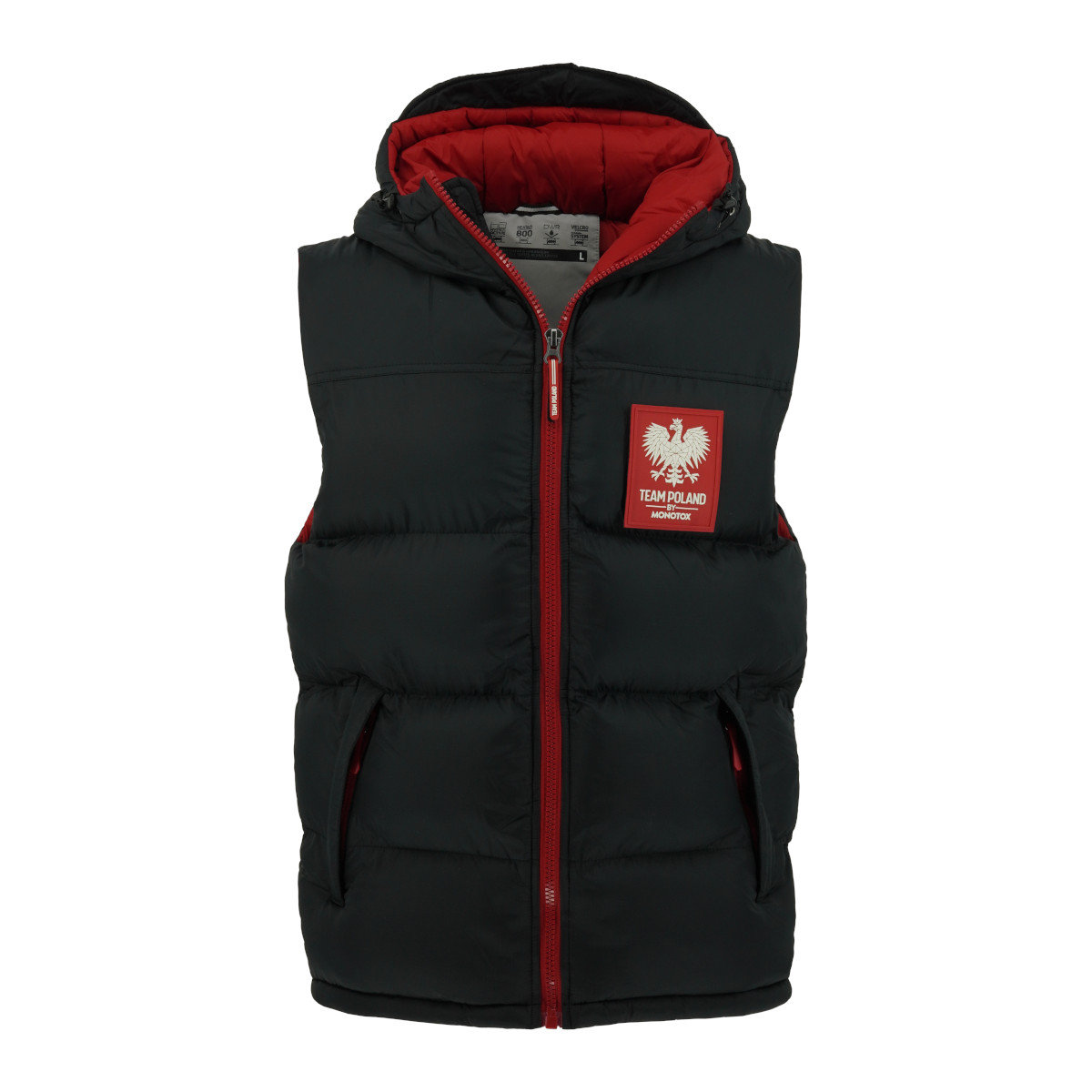 Kamizelka męska Monotox MX23088 VEST BLACK / RED Czarna - MONOTOX ...
