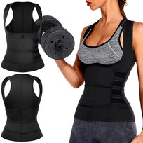 KAMIZELKA NEOPRENOWA FITNESS DAMSKA ODCHUDZAJĄCA SPORTOWA TRENINGOWA M