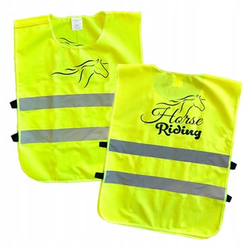 Kamizelka Odblaskowa Koń Z Koniem Dla Dziecka Dziecięca Na Rzep S 62X48 Cm - Inny producent
