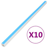 Kanał Elektroinstalacyjny, Samoprzylepny, 20X10 Mm, 10 M, Pvc