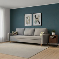 Kanapa Etna Funkcja Spania Łóżko Rozkładany, Szara