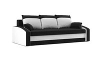 Kanapa Hewlet Rozkładana Sofa z Funkcją Spania, Czarno-Biały