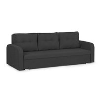 Kanapa sofa 3 os z funkcją spania BERLIN czarny