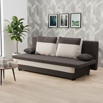 Kanapa Sony Rozkładana Sofa Z Funkcją Spania, Szaro-Biały