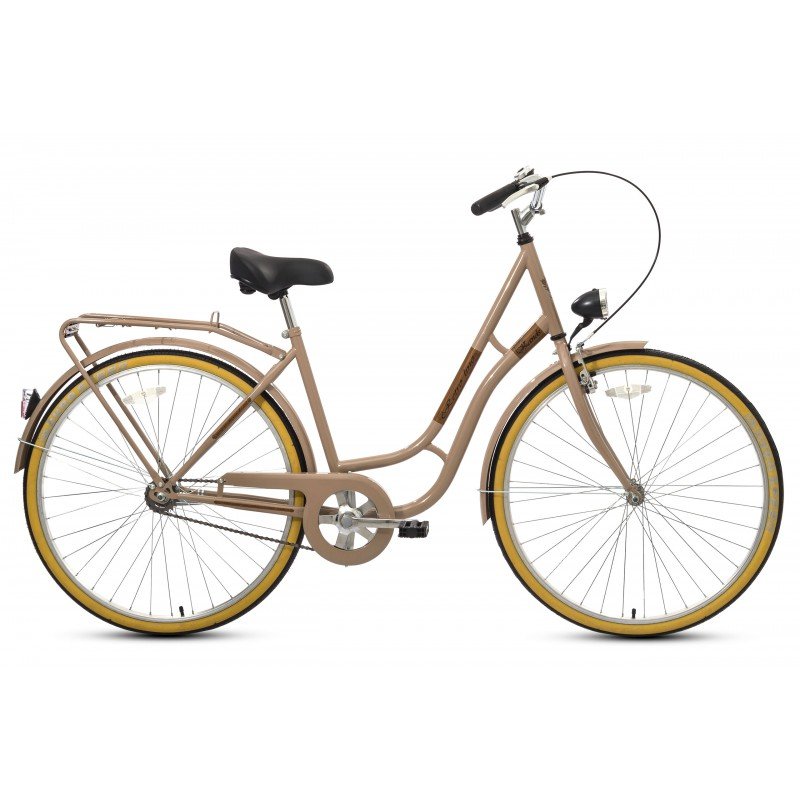 Kands, Rower miejski, LAGUNA RETRO, 28", brązowy Kands Sport Sklep