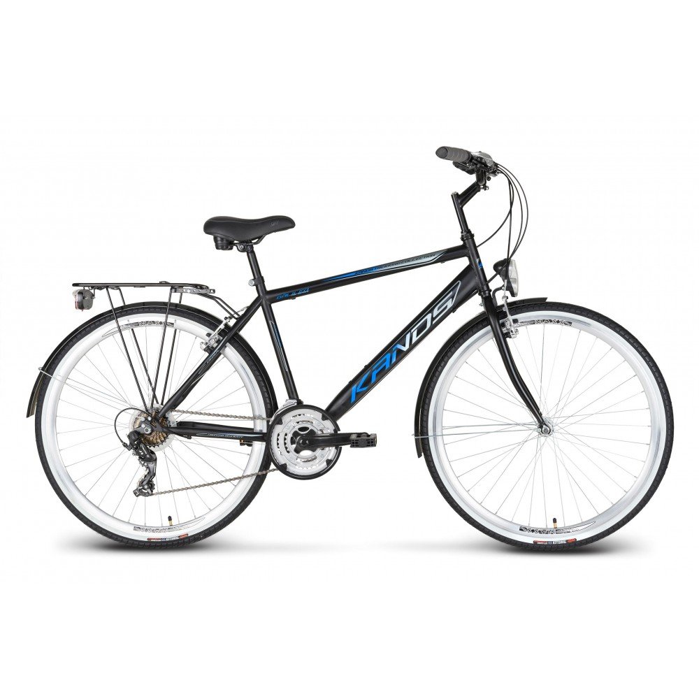 Kands, Rower trekkingowy, Galileo M, czarnoniebieski mat Kands