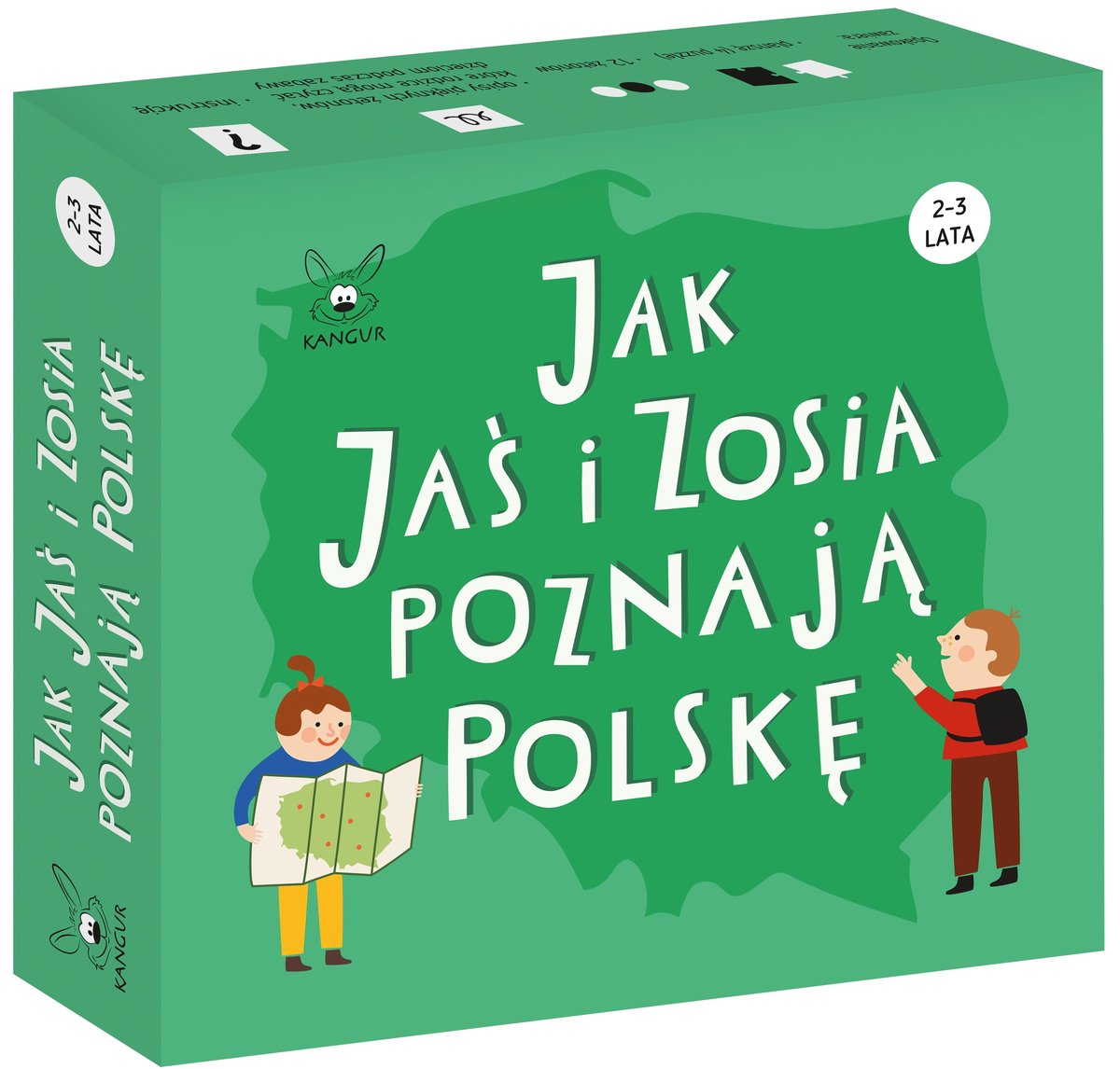 Фото - Розвивальна іграшка JAS Jak Jaś i Zosia poznają Polskę, gra edukacyjna, Kangur 