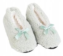 Kapcie Damskie Domowe Wsuwane Ocieplane Wygodne Bambosze Moraj 35-38