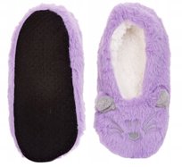 Kapcie Damskie Miękka Podeszwa Bambosze Papcie Z Abs Urocze Moraj 38-41 Violet