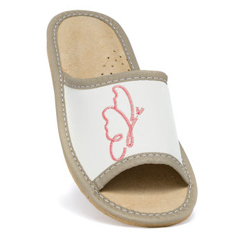 Kapcie Dziecięce Pantofle Domowe Skórzane Lekkie I Wygodne Nowo - NOWO