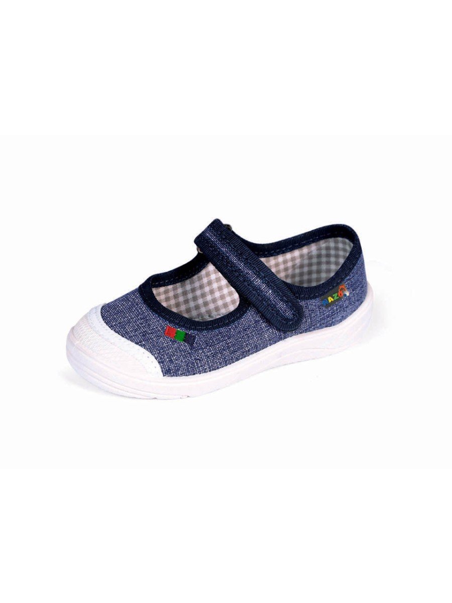 Nozo R Kapcie dziewczęce z wkładką skórzaną denim Nazo r.28 - NAZO | Sklep ...