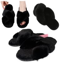 Kapcie klapki pantofle damskie z futerkiem antypoślizgowe domowe 38/39