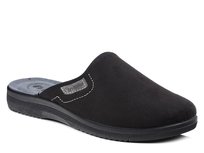 Kapcie męskie czarne Inblu DG-82 pantofle domowe zakryte palce laczki-43