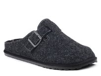 Kapcie męskie domowe filcowe skórzana wkładka ciepłe szare Inblu SI-19 -43