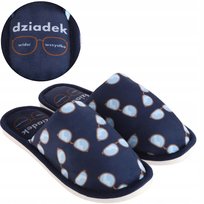 KAPCIE MĘSKIE DOMOWE WSUWANE DZIEŃ DZIADKA PREZENT MORAJ 42-43