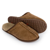 Kapcie Męskie Pantofle męskie skórzane wełna r,44 Ire Shoes