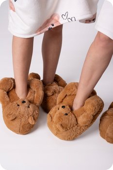 Kapcie Misie Domowe Pluszowe Ciepłe Kigurumi Prezent Miś - Inna marka