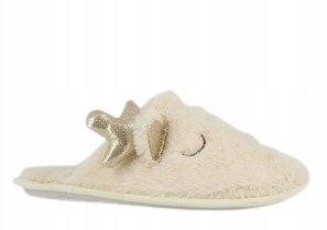 Kapcie Papcie Damskie świąteczne z reniferem futrzane ciepłe r. 39 B588903 - Inna marka