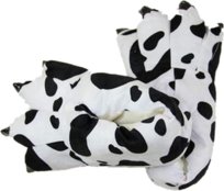 Kapcie Pazury Krowie Łatki, Rozmiar 35-38