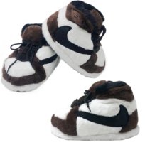 Kapcie Pluszowe brązowe inspirowane nike jordan r. 35-44