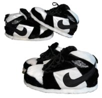 Kapcie Pluszowe Czarne Inspirowane Nike Jordan R. 35-44