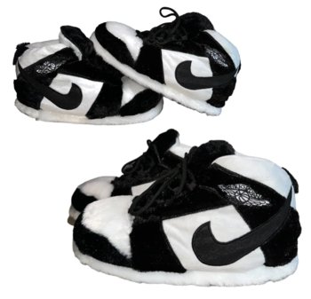 Kapcie Pluszowe Czarne Inspirowane Nike Jordan R. 35-44 - Inna marka