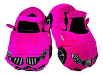 Kapcie pluszowe inspirowane BMW M3 M4 domowe różowe uniwersalne uniwersalny rozmiar 35-44