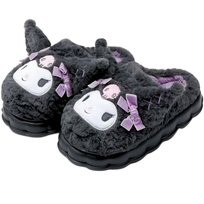 Kapcie Pluszowe Miękkie Ciepłe Kuromi Królik Domowe Papcie Pantofle 38-39