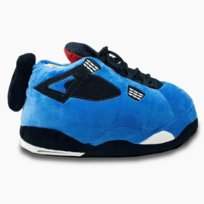 Kapcie Pluszowe niebieskie inspirowane nike jordan 4 r. 35-44