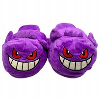Kapcie Pluszowe Pokemon Go Gengar Ciepłe Męskie Dziecięce Damskie r. 35-38