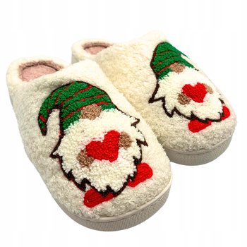 Kapcie Zimowe Świąteczne Damskie Męskie Ciepłe Miękkie Bambosze R. 36-37 - SkibiStore