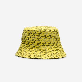 Kapelusz Bucket Hat Kubota Easy Czarny Żółty - Kubota
