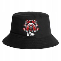 Kapelusz Czarny FOLK Bucket Hat Black Folklore Kultura Patriotyzm Wzory Inna marka