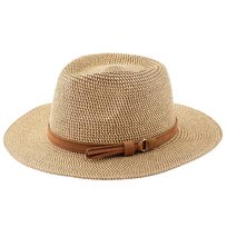 KAPELUSZ damski męski PANAMA fedora SŁOMKOWY lato ELEGANCKI Alessio