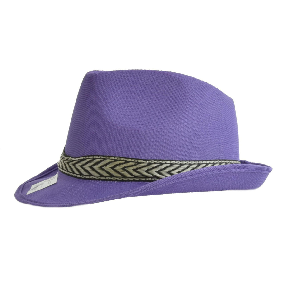 Big Size 100 Uomini% Feltro Di Lana Trilby Di Fedora Per Gentleman Tesa Larga Cloche Cap Paglia Nero, 56-58cm