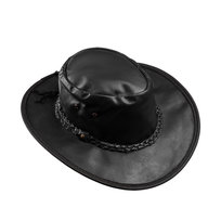 kapelusz LEATHER BUCKET HAT-S Inna marka