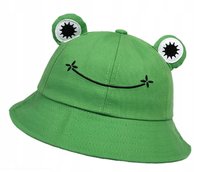 Kapelusz Rybacki Bucket Hat Żabka Czapka Żaba Zielony Pako Jeans