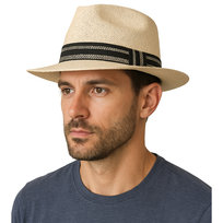 Kapelusz słomkowy przeciwsłoneczny damski męski Havana Beige