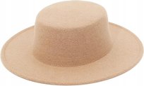 KAPELUSZ Z SZEROKIM RONDEM fedora elegancki unisex filcowy nakrycie głowy Inna marka